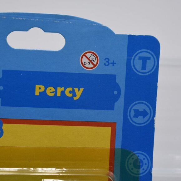 Percy 6 Green Engine ERTL Diecast Thomas & Friends Wooden Railway Train 2000 New - Picture 3 of 12